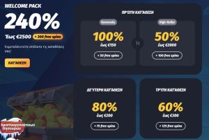 Μπόνους στο Winshark Casino